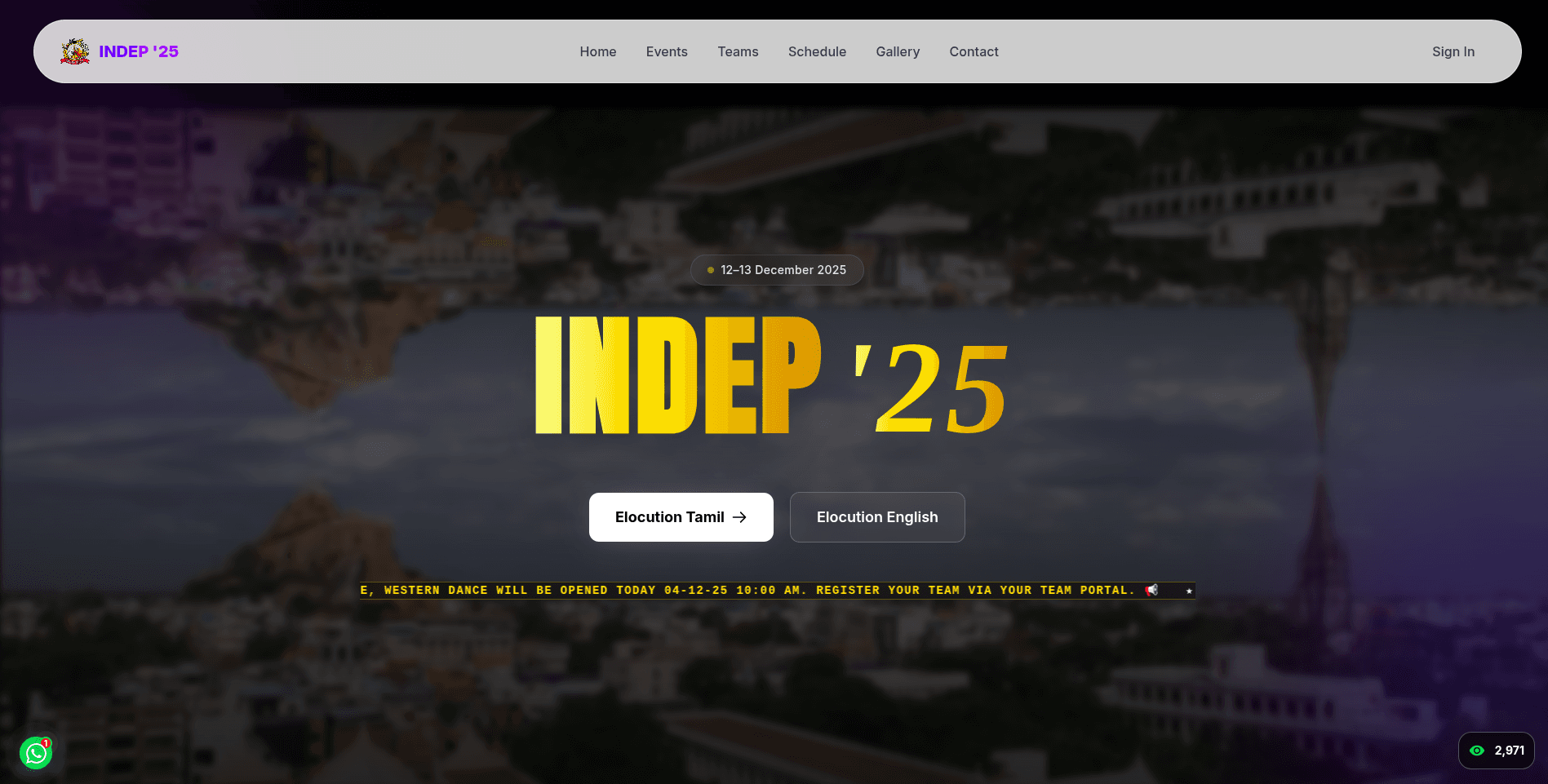 Indep 2025 Event Portal